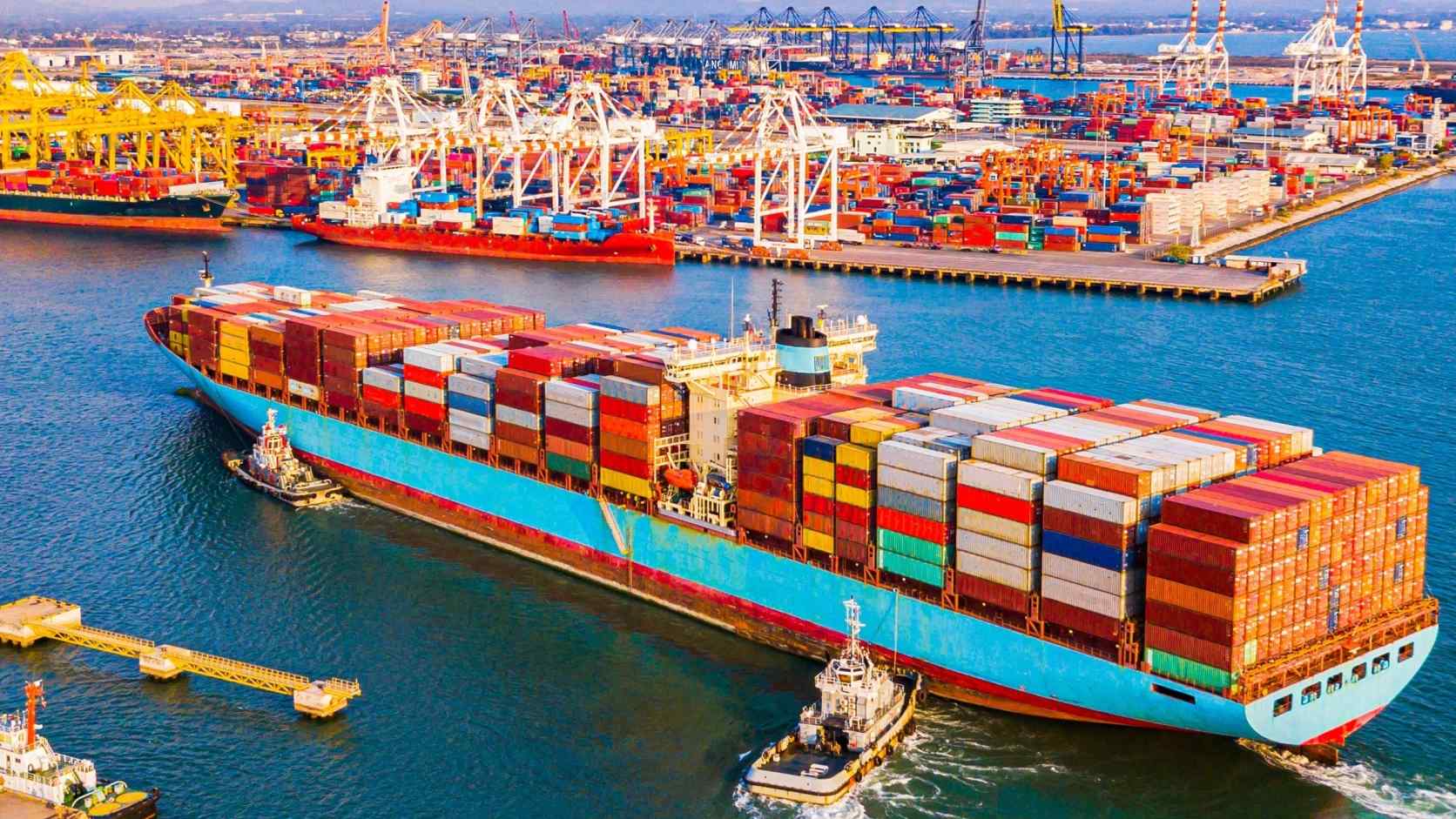 Indian export shipment and customs documentation moving toward port