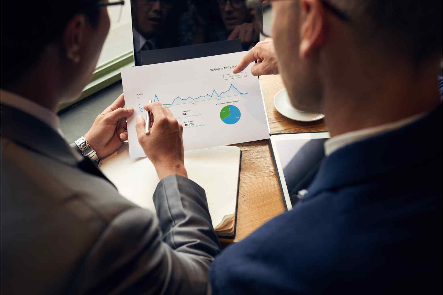 Quality and sourcing professionals tracing materials and processes across a supplier network